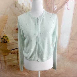 NEW TED BAKER Zeldah Stone Detail cardigan in Mint